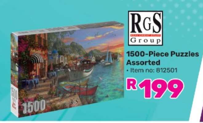 1500-Piece Puzzles Assorted