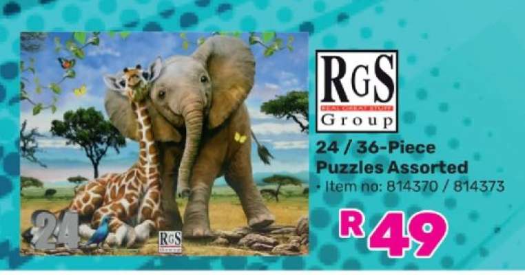 24 / 36-Piece Puzzles Assorted