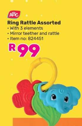 Ring Rattle Assorted