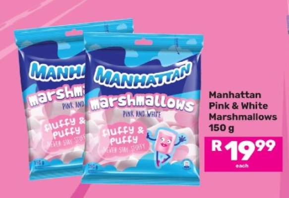 Manhattan Pink & White Marshmallows