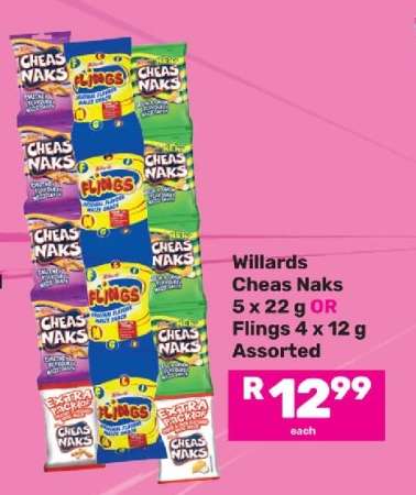 Willards Cheas Naks or Flings