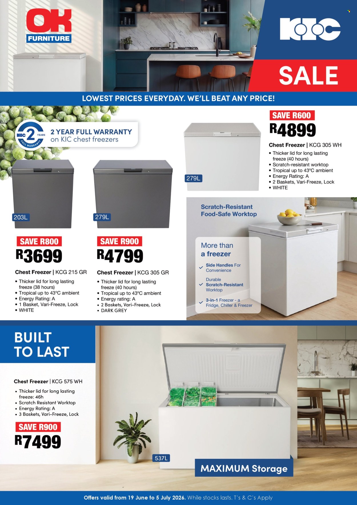 OK Furniture specials - 06.19.2026 - 07.05.2026. Page 1