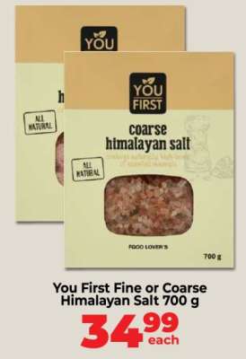 You First Fine or Coarse Himalayan Salt 700 g