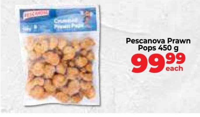 Pescanova Prawn Pops 450 g