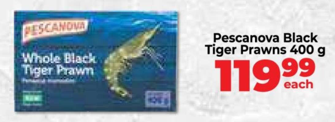 Pescanova Black Tiger Prawns 400 g