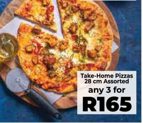 Take-Home Pizzas