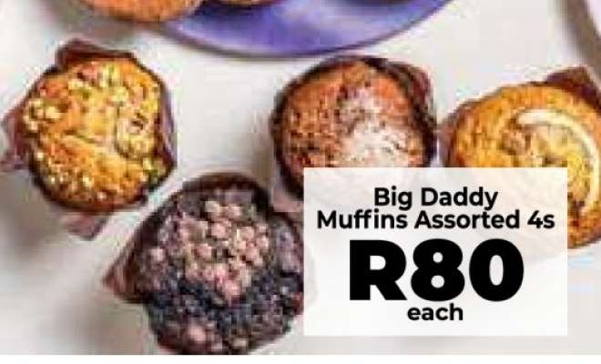Big Daddy Muffins Assorted 4s