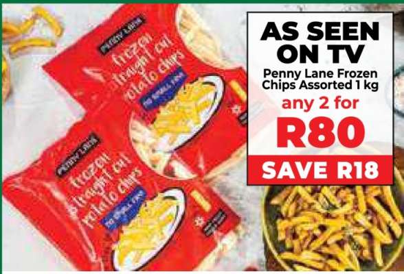 Penny Lane Frozen Chips Assorted 1 kg