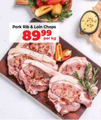 PORK RIB & LOIN CHOPS