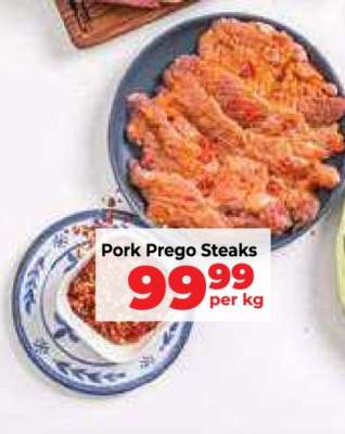 Pork Prego Steaks