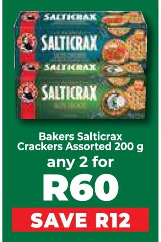 Bakers Salticrax Crackers Assorted 200 g