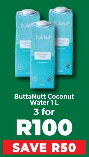 ButtaNutt Coconut Water 1 L