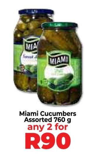Miami Cucumbers Assorted 760 g