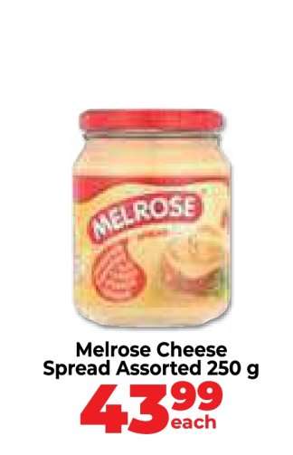 Melrose Cheese Spread Assorted 250 g