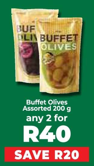 Buffet Olives Assorted 200 g