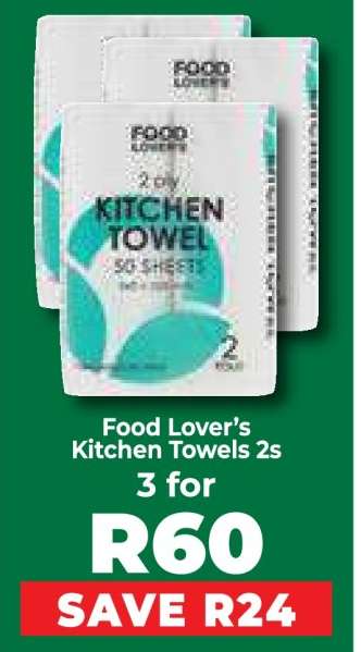 Food Lover’s Kitchen Towels 2s