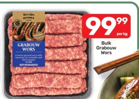 Bulk Grabouw Wors