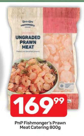 PnP Fishmonger’s Prawn Meat Catering 800g