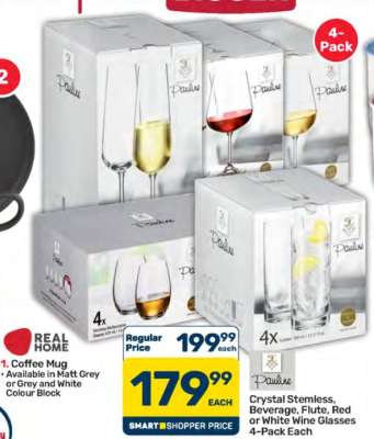 Crystal Glasses 4-Pack
