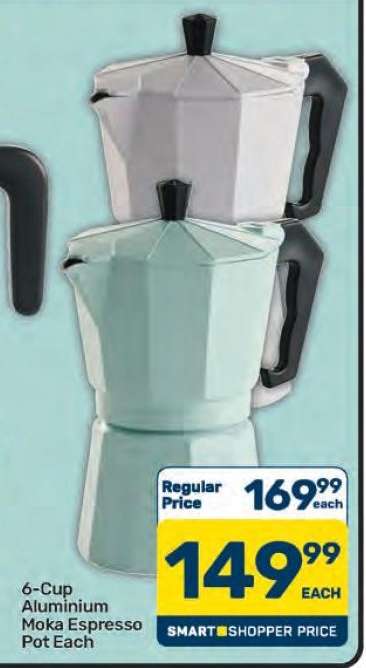 6-Cup Aluminium Moka Espresso Pot