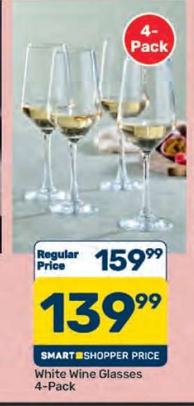 White Wine Glasses 4-Pack