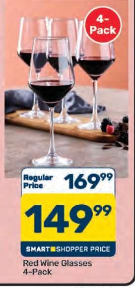 Red Wine Glasses 4-Pack