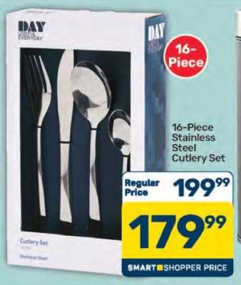 16-Piece Stainless Steel Cutlery Set