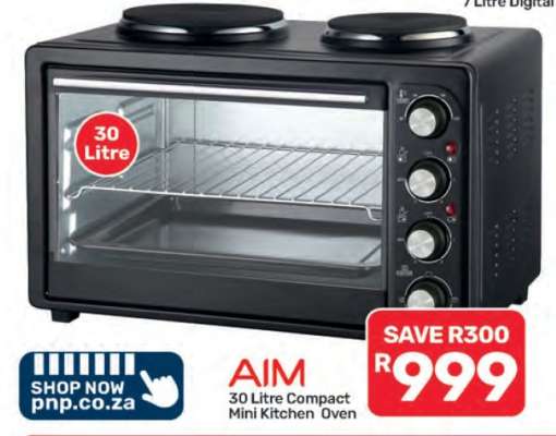 AIM 30 Litre Compact Mini Kitchen Oven