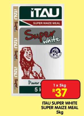 ITAU SUPER WHITE SUPER MAIZE MEAL 5kg
