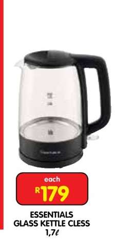 ESSENTIALS GLASS KETTLE CLESS