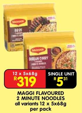 Maggi Flavoured 2 Minute Noodles
