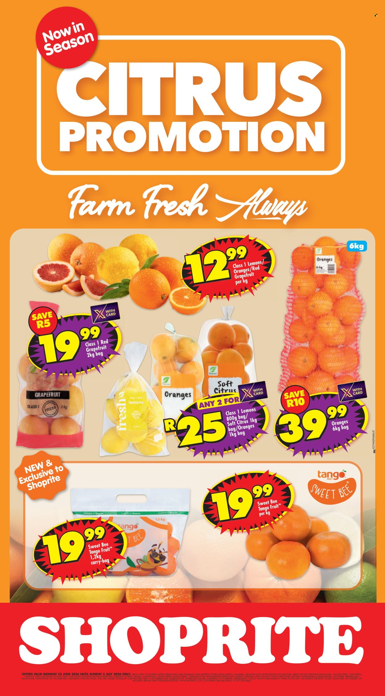 Shoprite specials - 06.22.2026 - 07.05.2026. Page 1