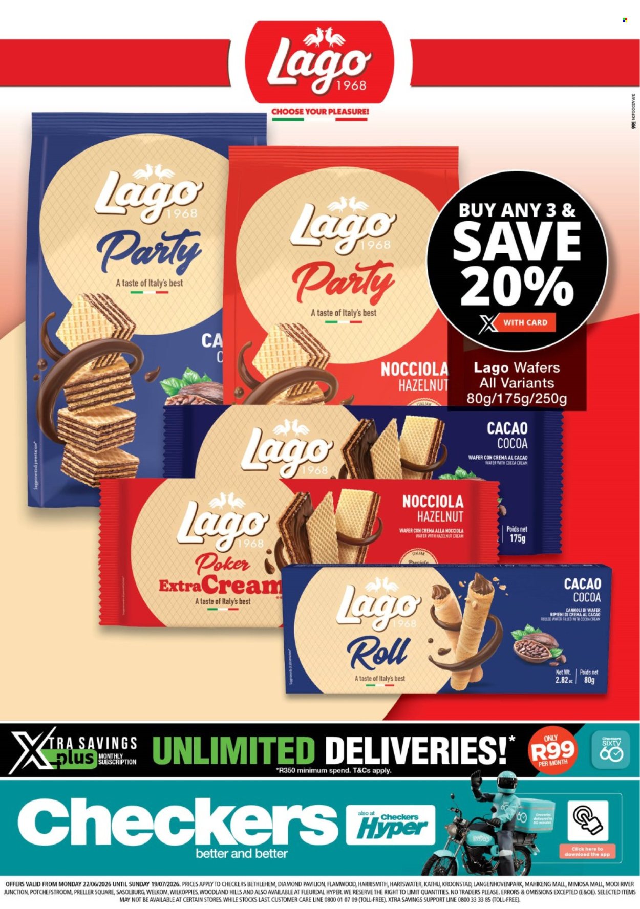 Checkers specials - 06.22.2026 - 07.19.2026. Page 1