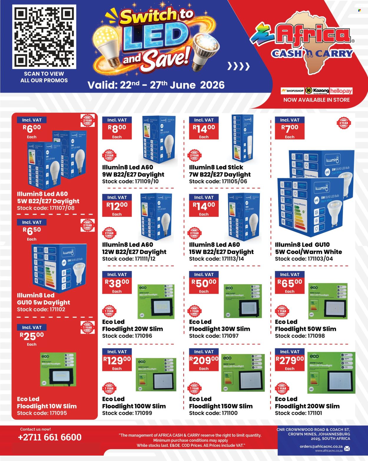 Africa Cash & Carry specials - 06.22.2026 - 06.27.2026. Page 1