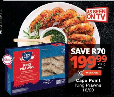 Cape Point King Prawns 16/20
