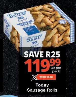 TODAY Sausage Rolls
