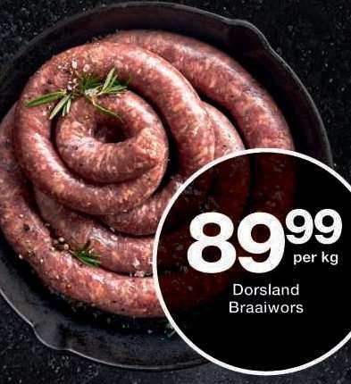 Dorsland Braaiwors