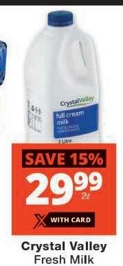 Crystal Valley Fresh Milk