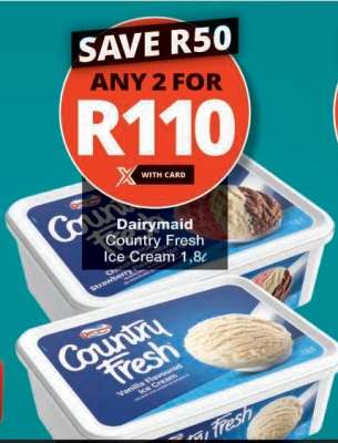 Dairymaid Country Fresh Ice Cream
