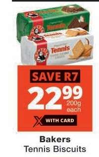 Bakers Tennis Biscuits