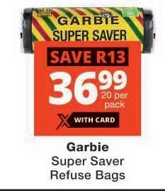 Garbie Super Saver Refuse Bags
