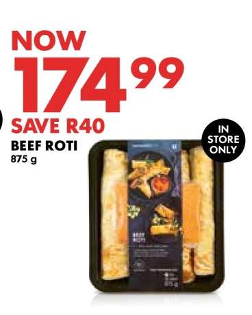 Beef Roti