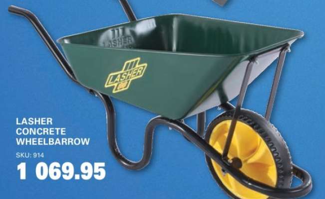LASHER CONCRETE WHEELBARROW