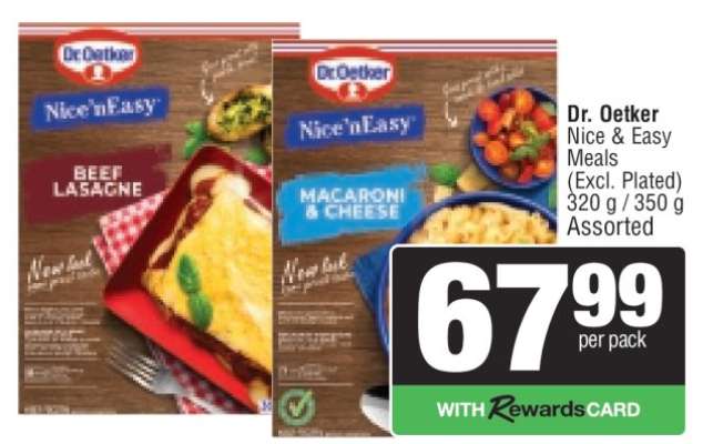 Dr. Oetker Nice & Easy Meals