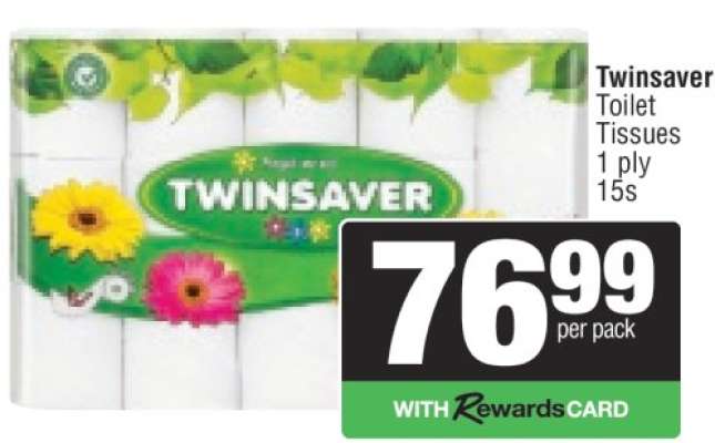 Twinsaver Toilet Tissues