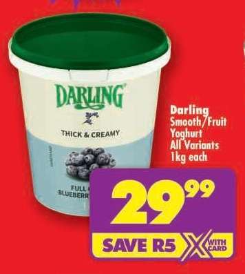 Darling Smooth/Fruit Yoghurt