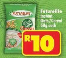 Futurelife Instant Oats/Cereal 50g each