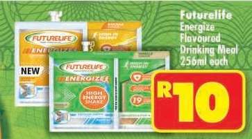 Futurelife Energize Flavoured Drinking Meal 250ml each