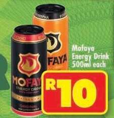 MOFAYA ENERGY DRINK 500ml each