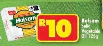 Holsum Solid Vegetable Oil 125g